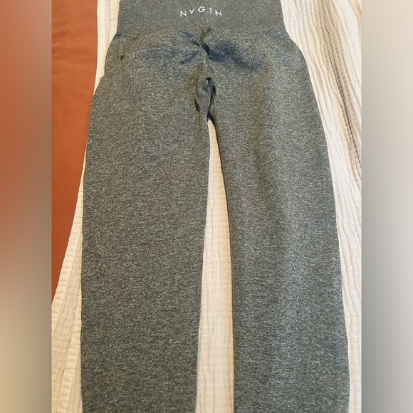 NVGTN scrunch leggings KHAKI GREEN XS - Picture 2 of 4